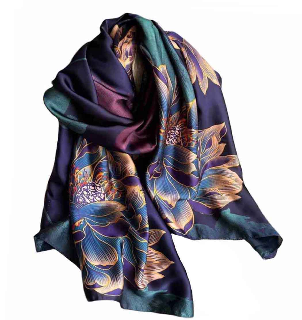 xyueanlo SR-019 Satin Royale Scarf - View 1